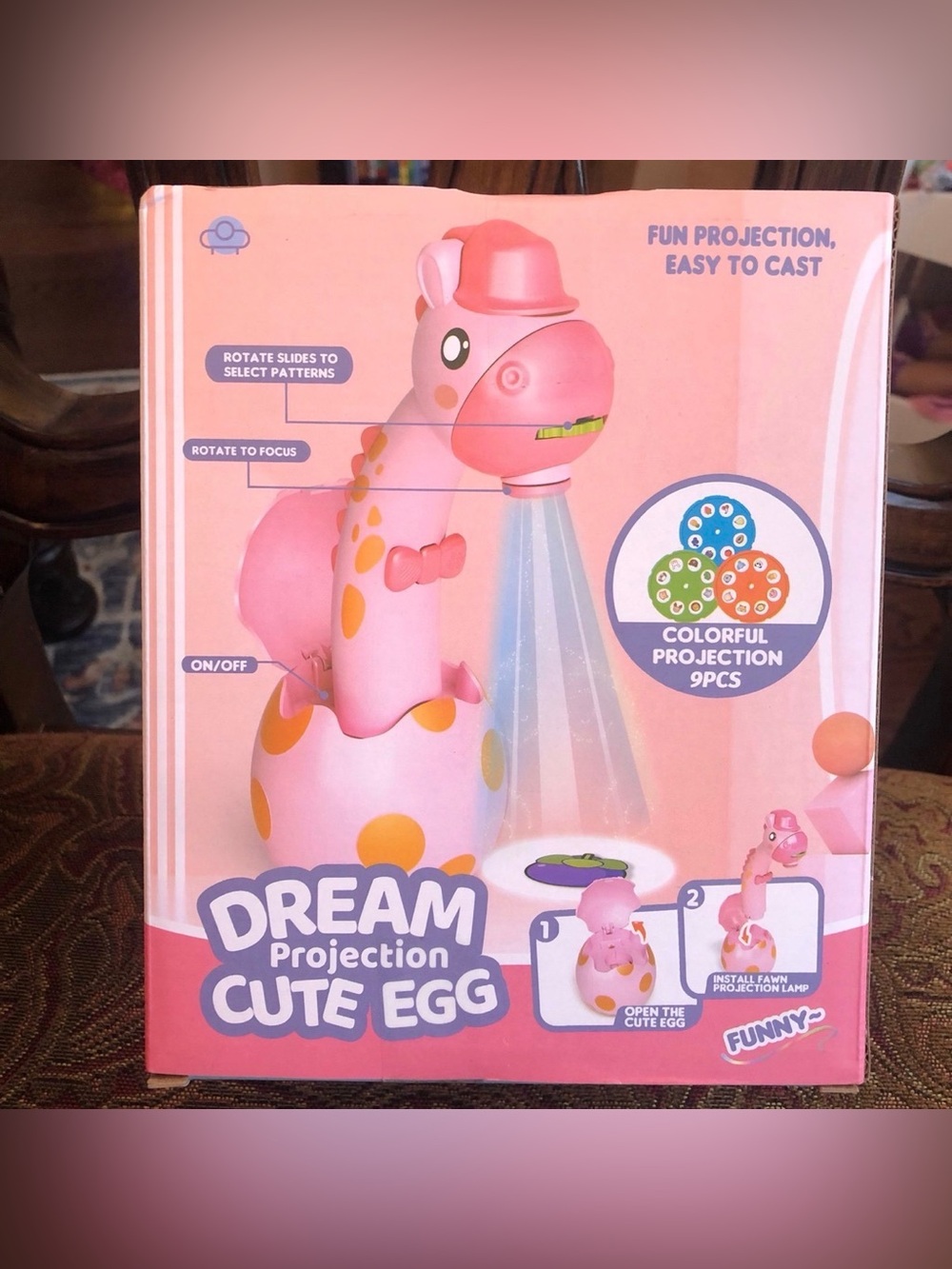 Tracing and Drawing Projector Kit for Kids - Pink NIB